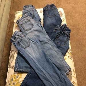 Lot of old navy boys jeans size 8 slim (5 pair)